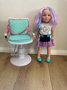 My Life 13” Doll and Chair set